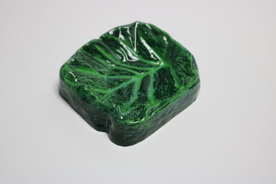 leaf soap dish