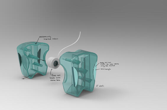 tooth floss dispenser