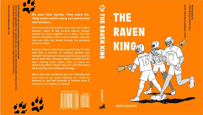 The Raven King by Nora Sakavic jacket. Art and design by me.