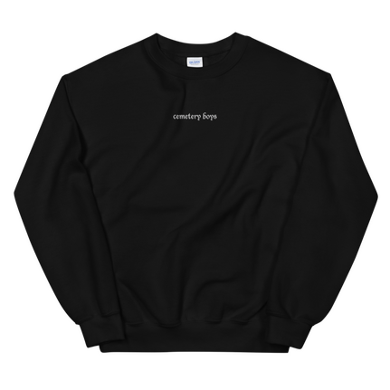 cemetery boys embroidered pullover